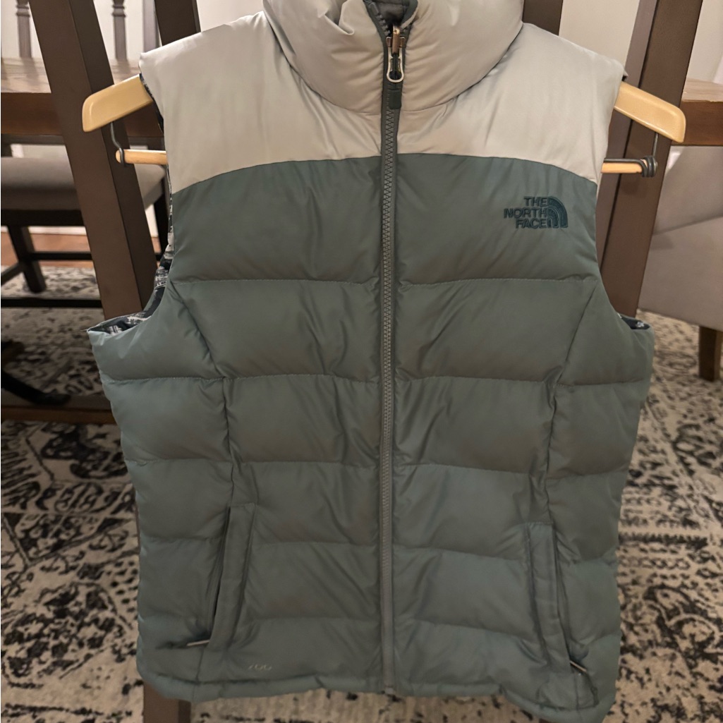 The North Face Black And White Patterned Vest